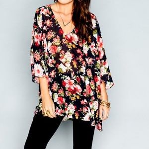 HTF - SMYM flower bomb shook tunic